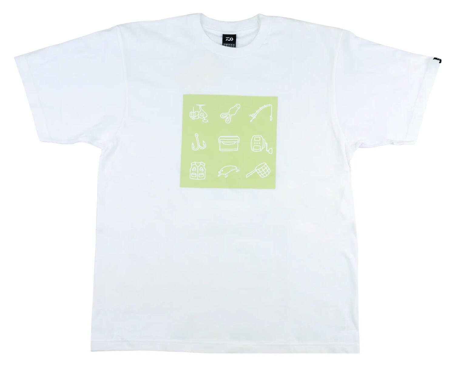 Tricou Daiwa Print White, Large