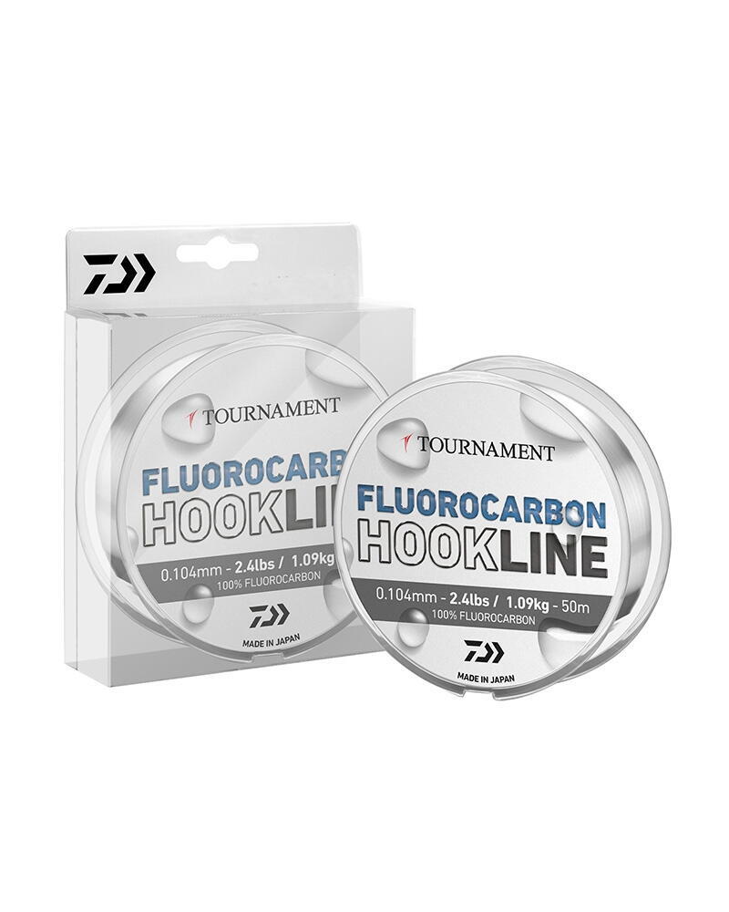 Fir fluorocarbon Daiwa Tournament Hookline 0.117mm/1.30kg, 50m