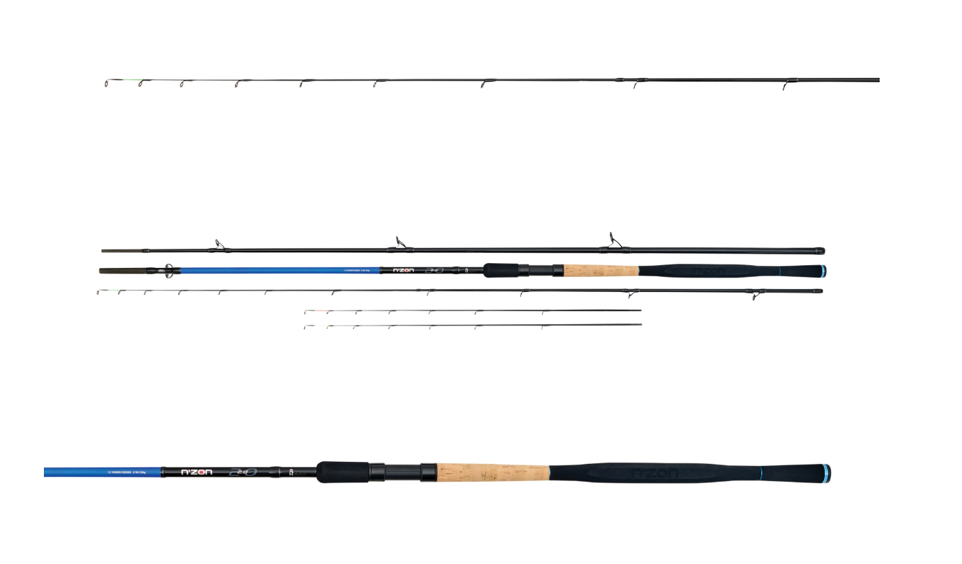 Lansetă Daiwa N’Zon 2.0 Power Feeder, 3.66m/150g, 3+3buc