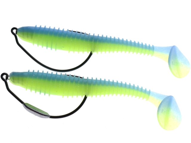 Cârlige offset RTB Extra Wide Gape Swimbait Weighted Hooks, Nr.7/0, 3.5g, 3buc/plic