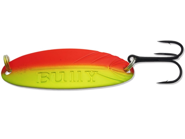 Lingurita oscilanta Williams Bully 6.7cm 25.5g Yellow and Orange Silver Back