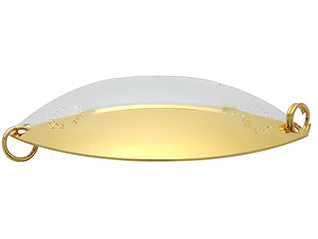 Lingurita oscilanta Williams Flasher 7cm 9.5g Silver and Gold