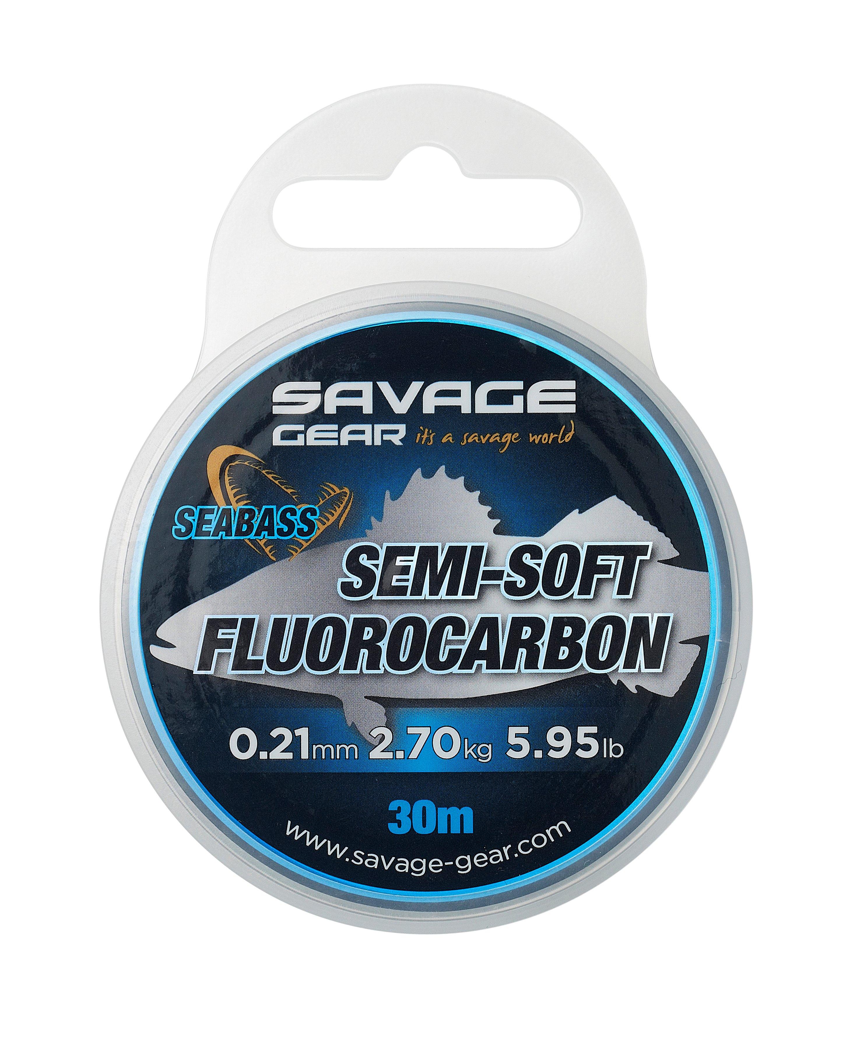 Fir fluorocarbon Savage Gear Semi-Soft Sea Bass 0.32mm/5.51kg/30m