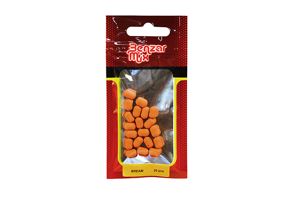 Benzar Mix Instant Wafter Dumbell Platica Caras 8mm 20buc