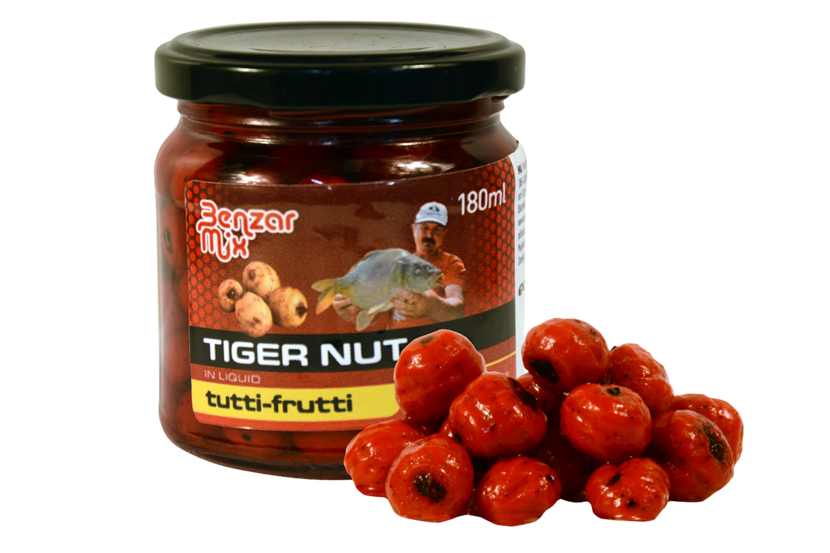 Alune Tigrate Borcan Benzar Mix Tutti Frutti 180ml
