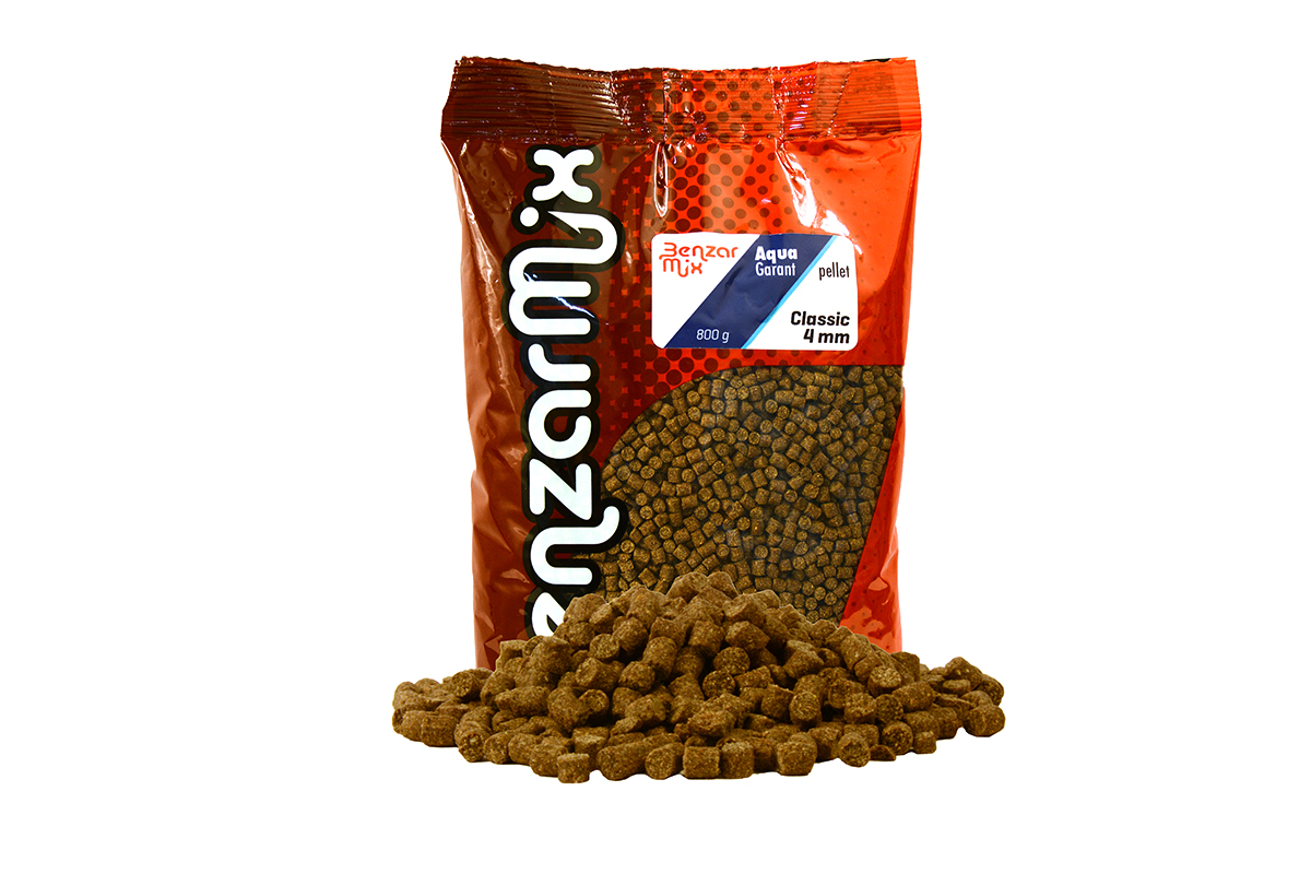 Pelete Benzar Mix Aqua Garant Pellet Classic 4mm 800g