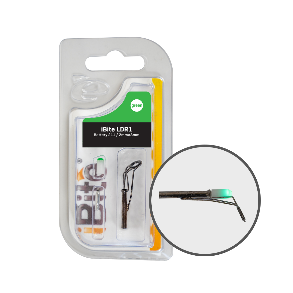 Kit iBite Inel Varf 2.40x8mm cu Tub Insertie LED Verde