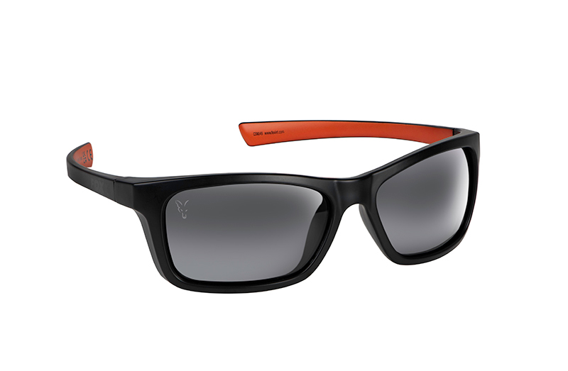 Fox Collection Wraps - Black/Orange - grey lense