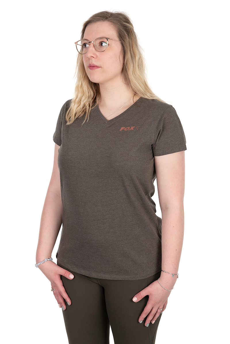 Fox WC V Neck T - S 8-10