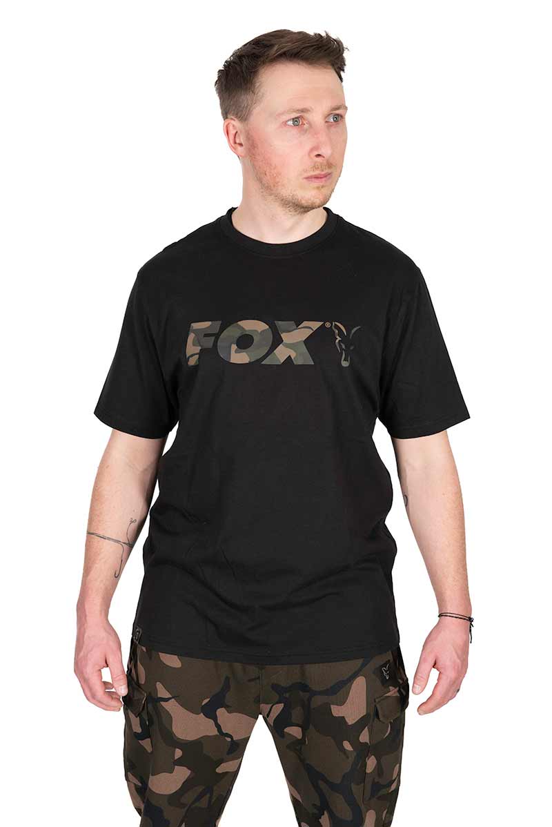 Black / Camo Logo T SMALL