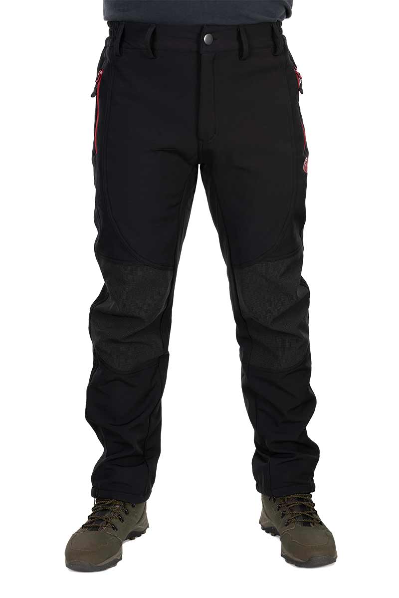Pantaloni Fox Rage Pro Series Softshell Trousers, Storm Grey & Chilli Red, 2x-Large