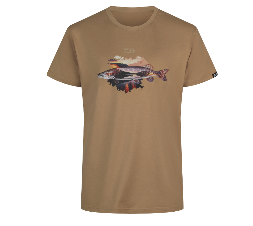 Tricou Daiwa D-Vec Pike Sand, Large
