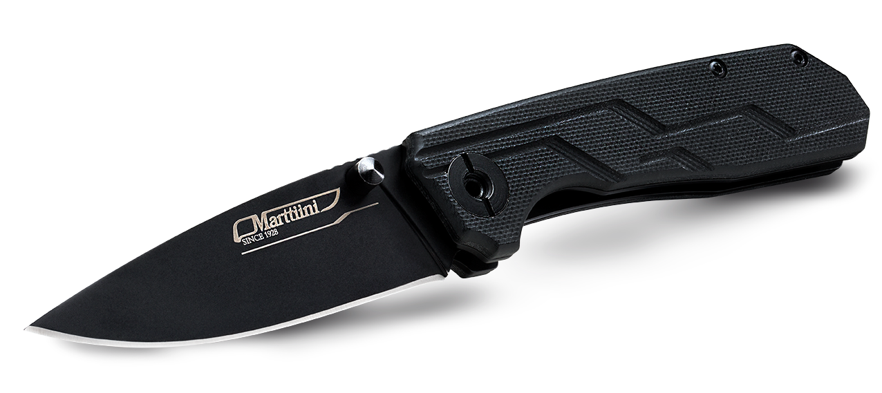 Briceag Marttiini, Black, Lamă 8cm