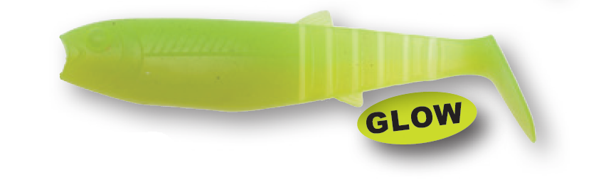 Shad Savage Gear LB Cannibal, Chartreuse GLOW, 10cm/9g, 4buc/plic