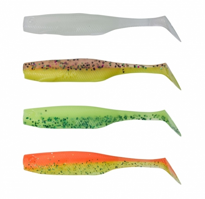 Shad Gunki Peps, Dark Water Mix II, 9cm/5.3g, 4buc/plic