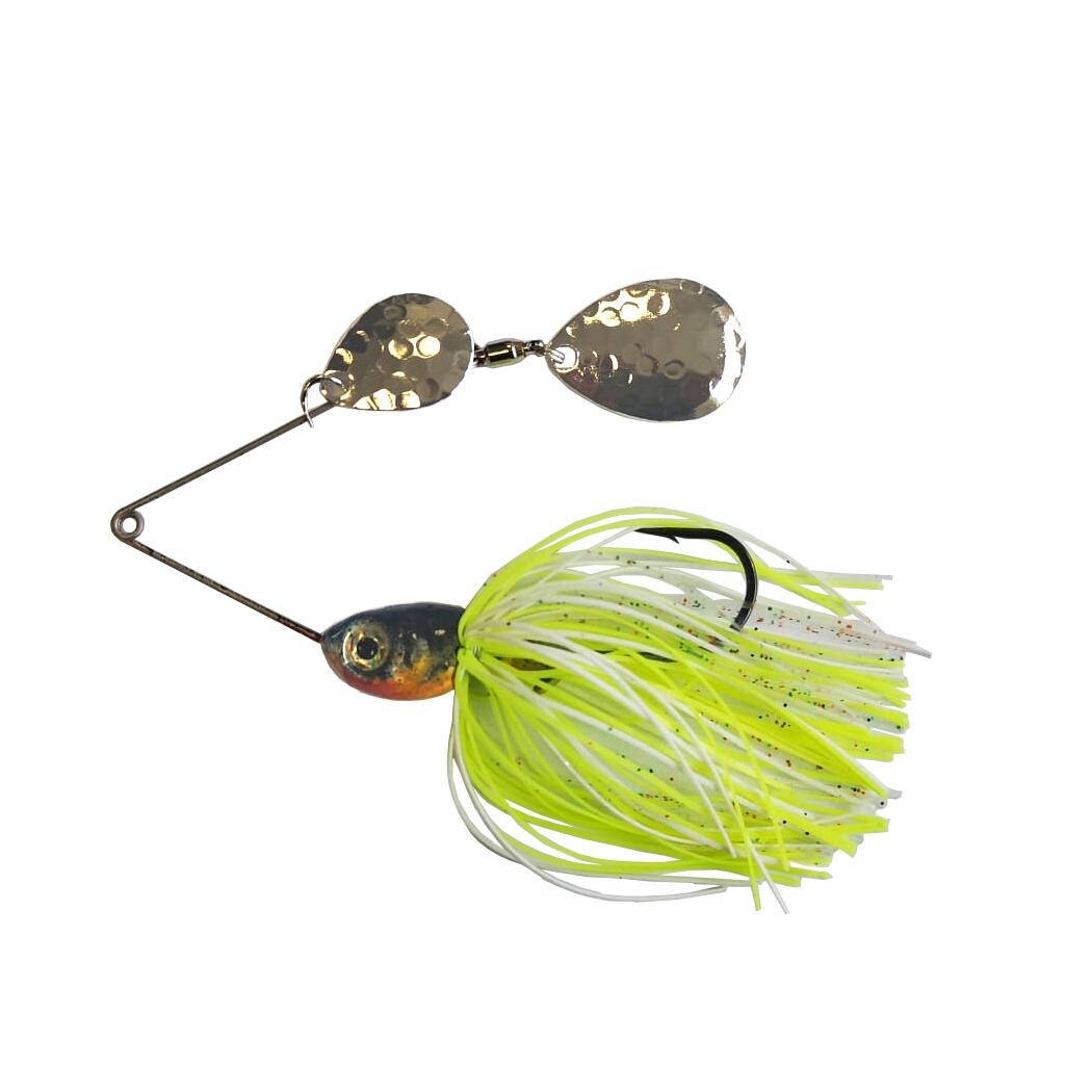 Spinnerbait Berti 2x Colorado/White/Chartreuse, 11g
