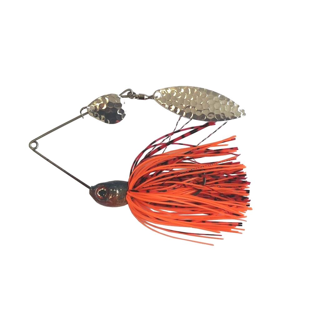 Spinnerbait Berti 1x Colorado + 1x Salcie/Rosu/Negru/Orange, 14g