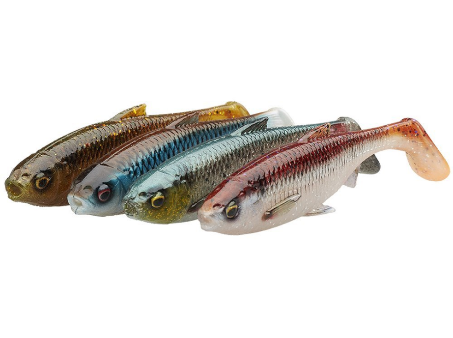 Shad Savage Gear 3D River Roach, Clear Water Mix, 10cm, 10g, 4buc/plic