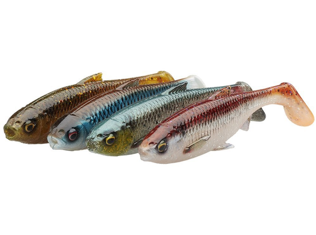 Shad Savage Gear 3D River Roach, Clear Water Mix, 8cm, 5g, 4buc/plic
