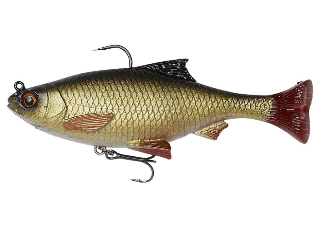 Nălucă Savage Gear 3D Pulse Tail Roach, Rudd, 13cm/38.5g, 2buc/plic