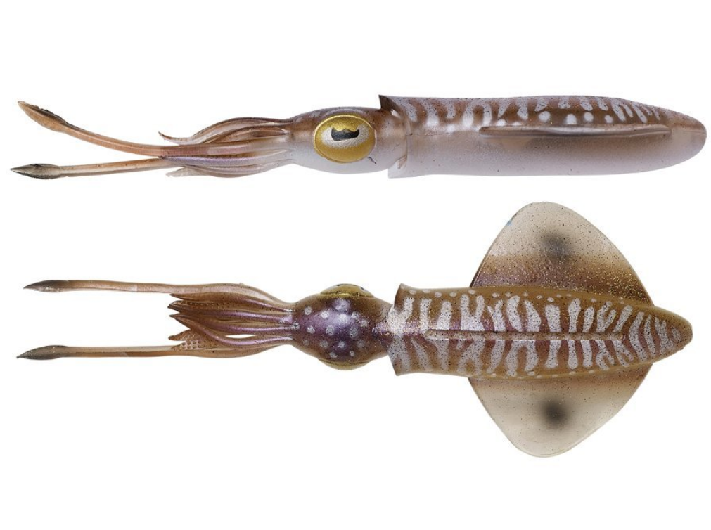 Nălucă Savage Gear 3D Swim Squid, Cuttlefish, 9.5cm/35g, 4buc/plic