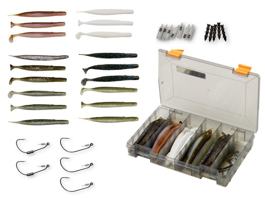 Kit năluci + accesorii Savage Gear Gravity Stick, 30+19buc