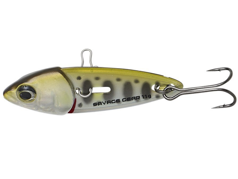 Cicadă Savage Gear Switch Blade Minnow, Green Silver Ayu, 6cm/18g