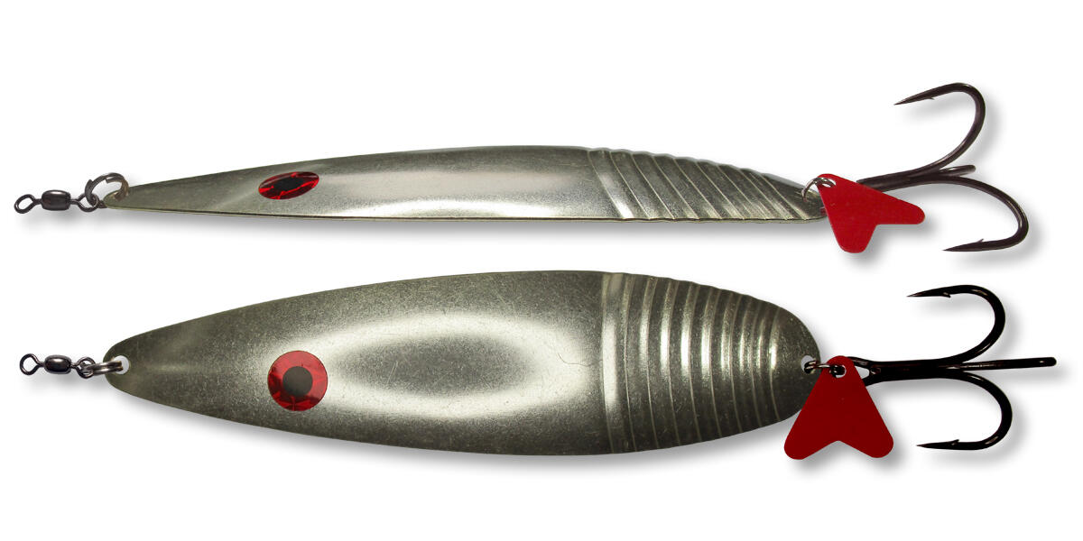 Linguriță oscilantă argintată Berti Master Pike, 15cm/37g