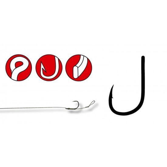 Carlige Gamakatsu A1 G-Carp Specialist, Black, Nr.8, 10buc/plic