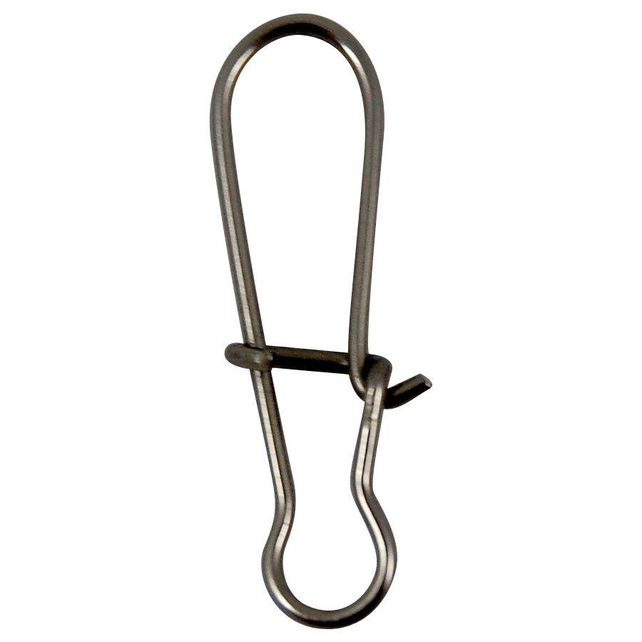 Agrafă Gamakatsu Hyper Ez Snap, Stainless Black Nickel, Nr.3/11kg, 7buc/plic