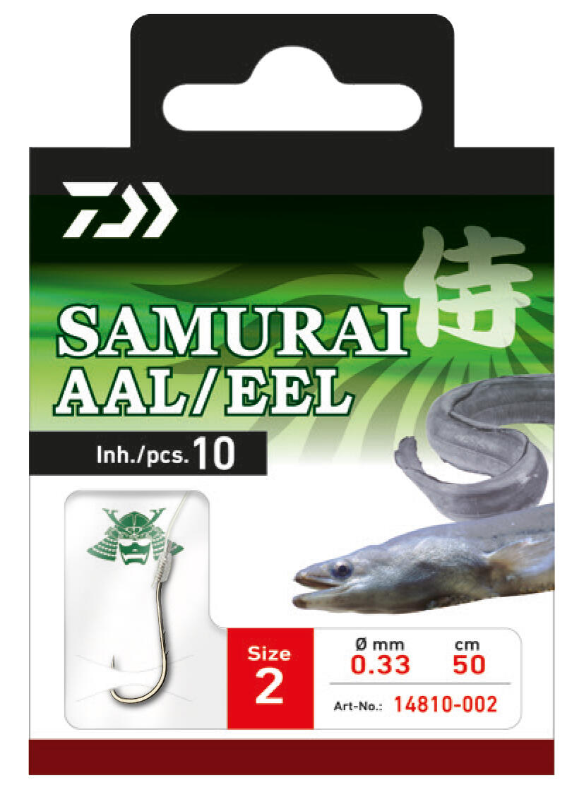 Cârlige Daiwa Samurai Eel, Nr.1, 10buc/plic
