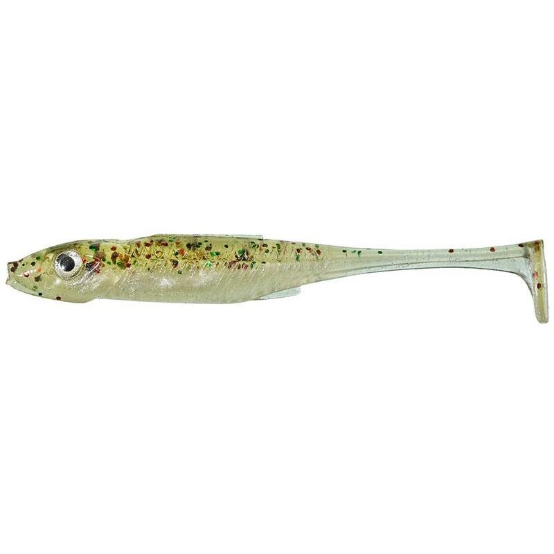 Shad Gunki Whiz, Brown Sugar/Gre/Red FLK, 7.6cm/2.3g, 8buc/plic