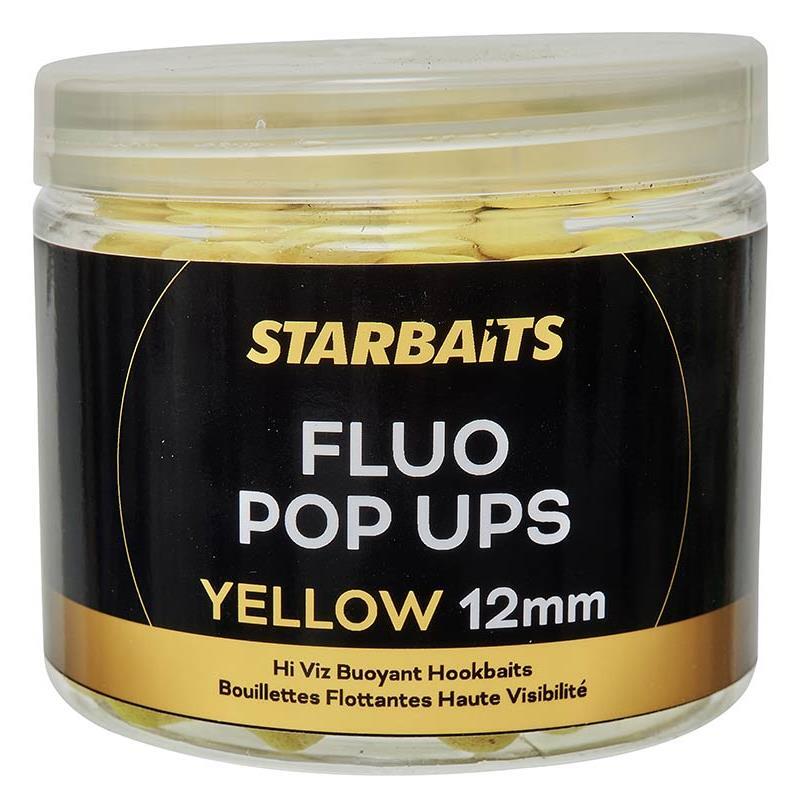 Pop-up Starbaits, Yellow Fluo, 12mm