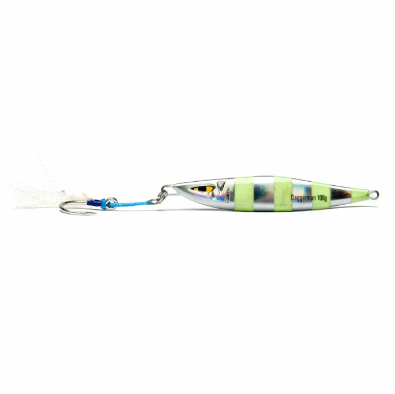 Pilker Mustad Jig Daggerman, Full Chrome, 20cm/100g