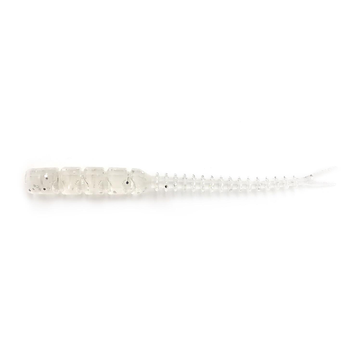 Grub Mustad Aji Bachi, Clear Silver Glitter, 5cm, 15buc/plic