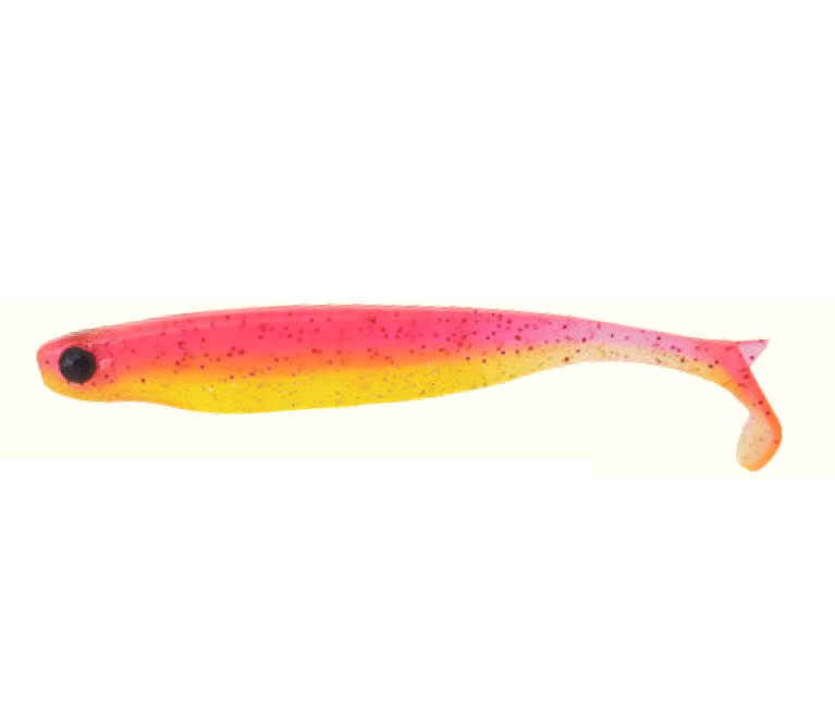 Shad Mustad Mezashi Z Minnow, Shocking Pink, 7.6cm, 6buc/plic