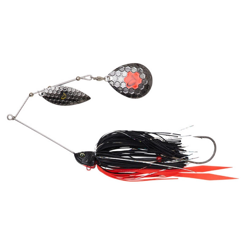Spinnerbait Savage Gear Da Bush, Red N Black, 16cm/32g