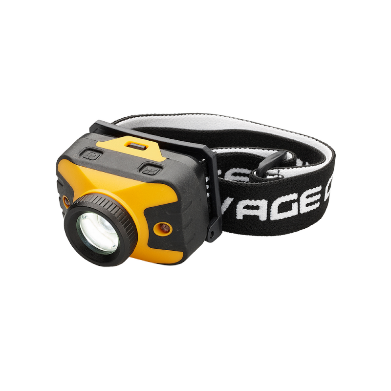 Lanternă de cap Savage Gear Uv/Zoom, 5W, 400 Lumeni