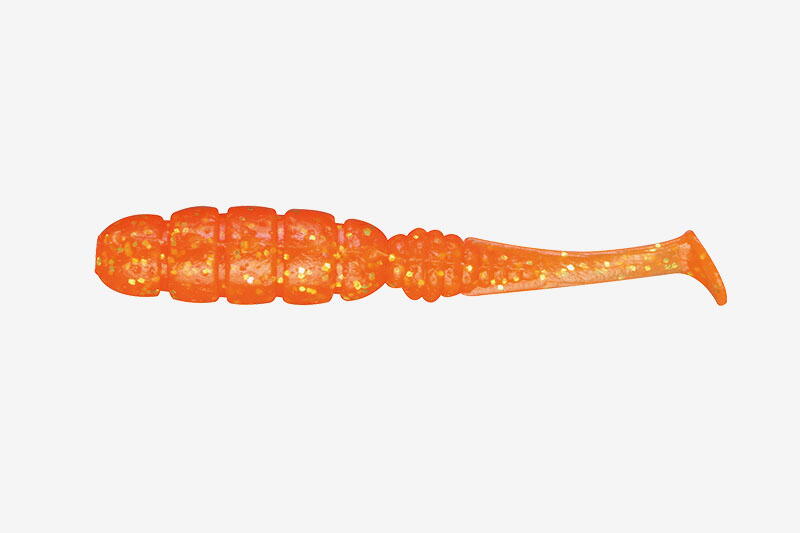 Shad Jackall Good Meal Shad, Orange Gold Flake, 5cm, 7buc/plic