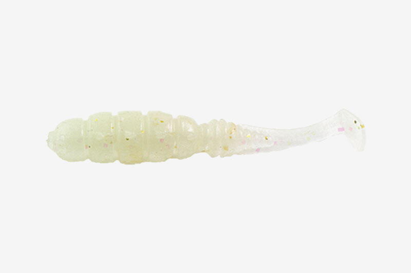Shad Jackall Good Meal Shad, Glow, 5cm, 7buc/plic