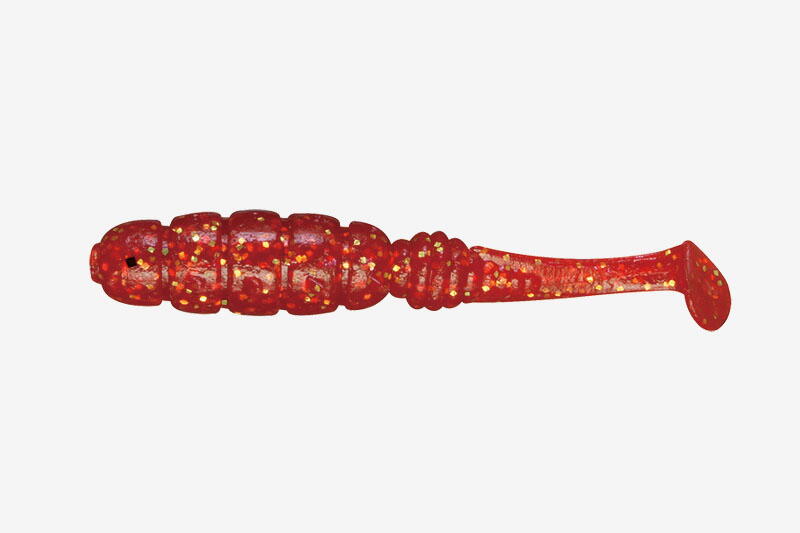 Shad Jackall Good Meal Shad, Red Gold Flake, 5cm, 7buc/plic