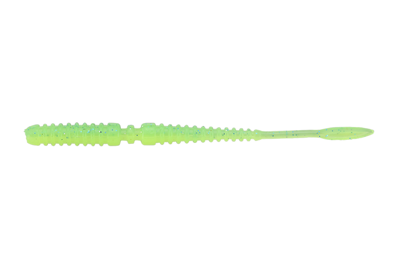 Grub Jackall Peke Ring, Silhouette Chartreuse Green, 6.8cm, 8buc/plic