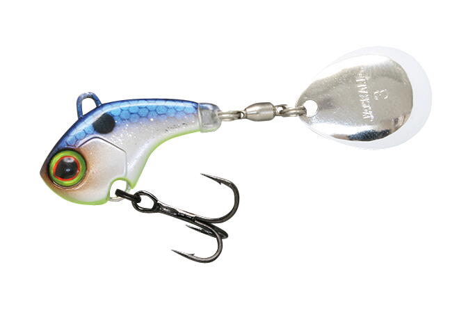 Spinnertail Jackall Deracoup Spinner, Devils Clear, 7g