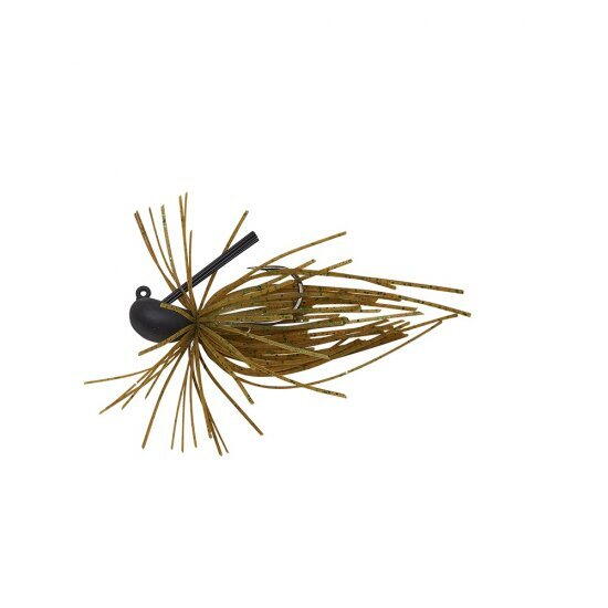 Skirt Flirt Jig Savage Gear, Green Pumpkin, 6.5cm/10g