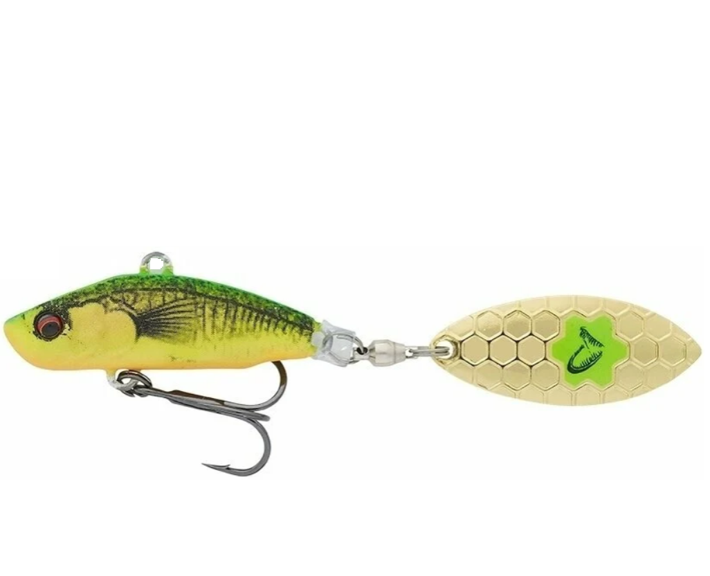 Spinnertail Savage Gear 3D Sticklebait Tailspin, Firetiger, 7.3cm/13g