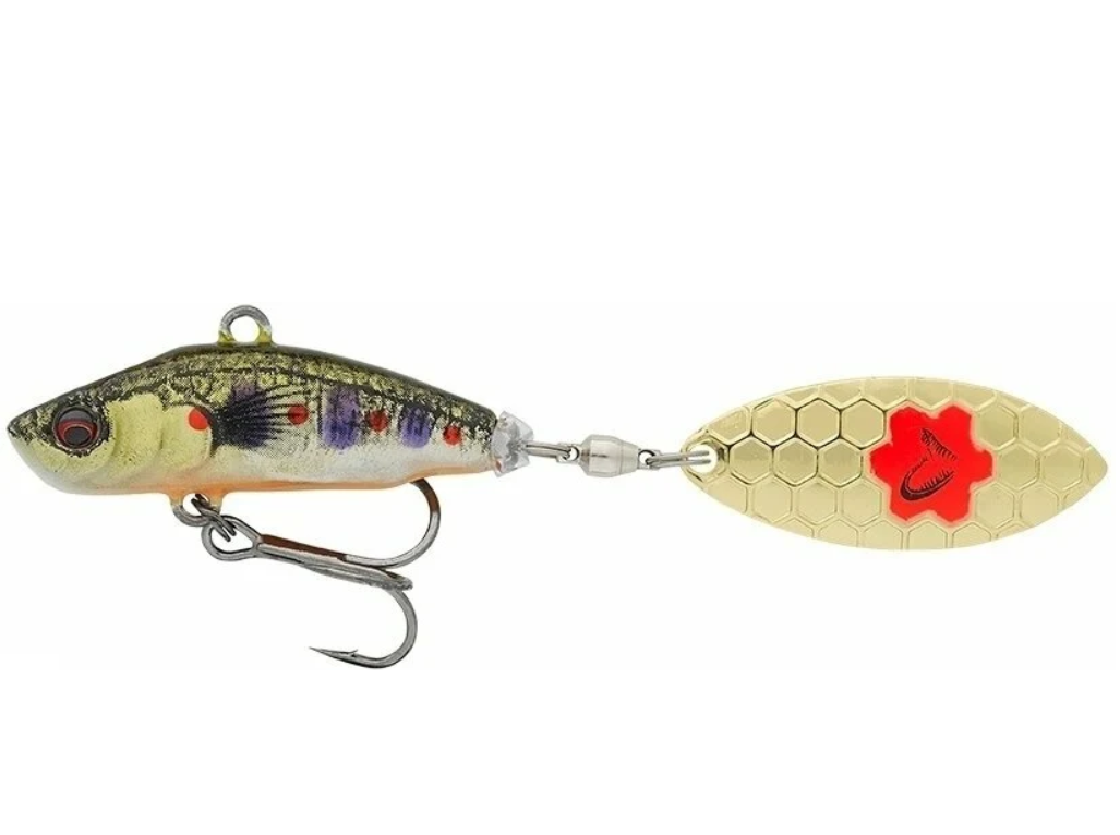 Spinnertail Savage Gear 3D Sticklebait Tailspin, Brown Trout Smolt, 7.3cm/13g