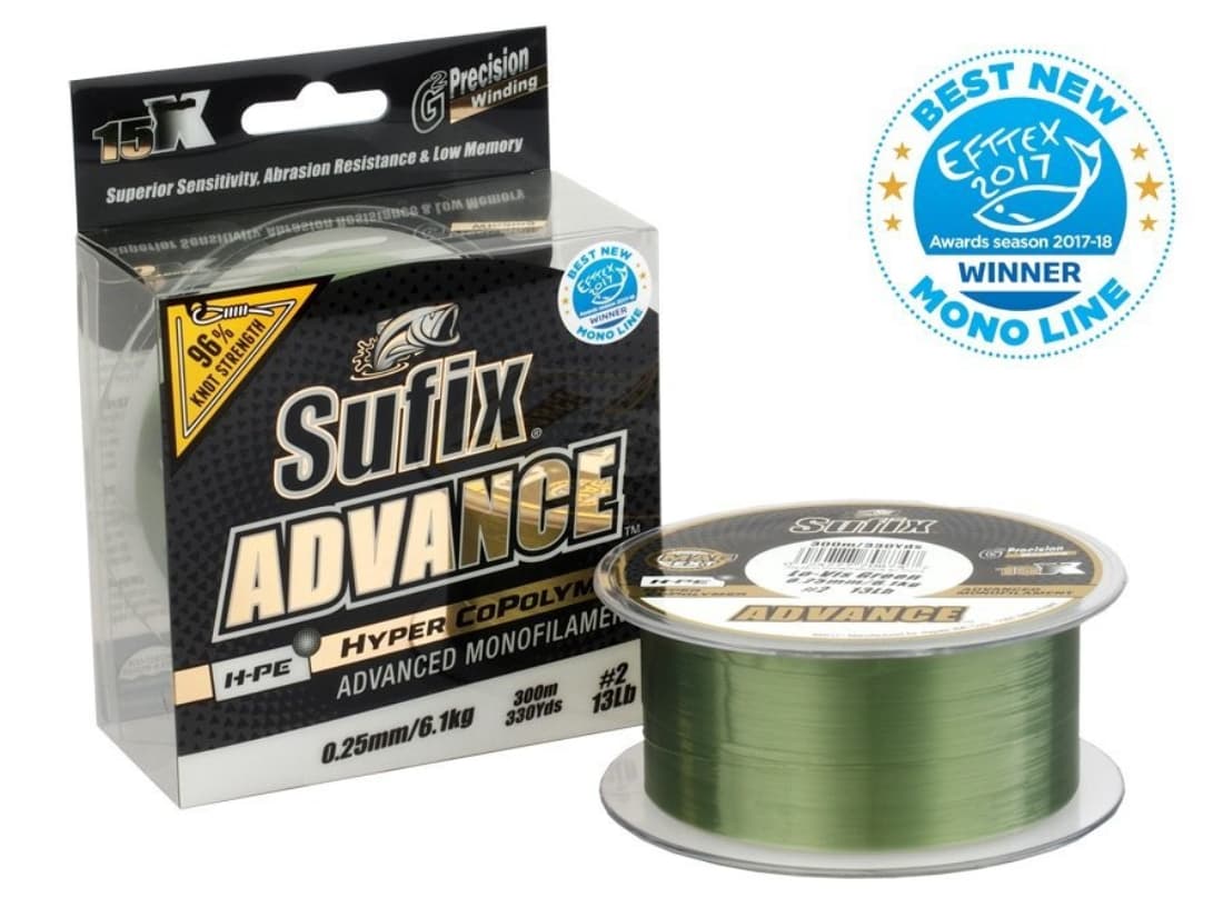 ADVANCE 300M WINDING 0.16MM 2.9KG 1 6LB GREEN