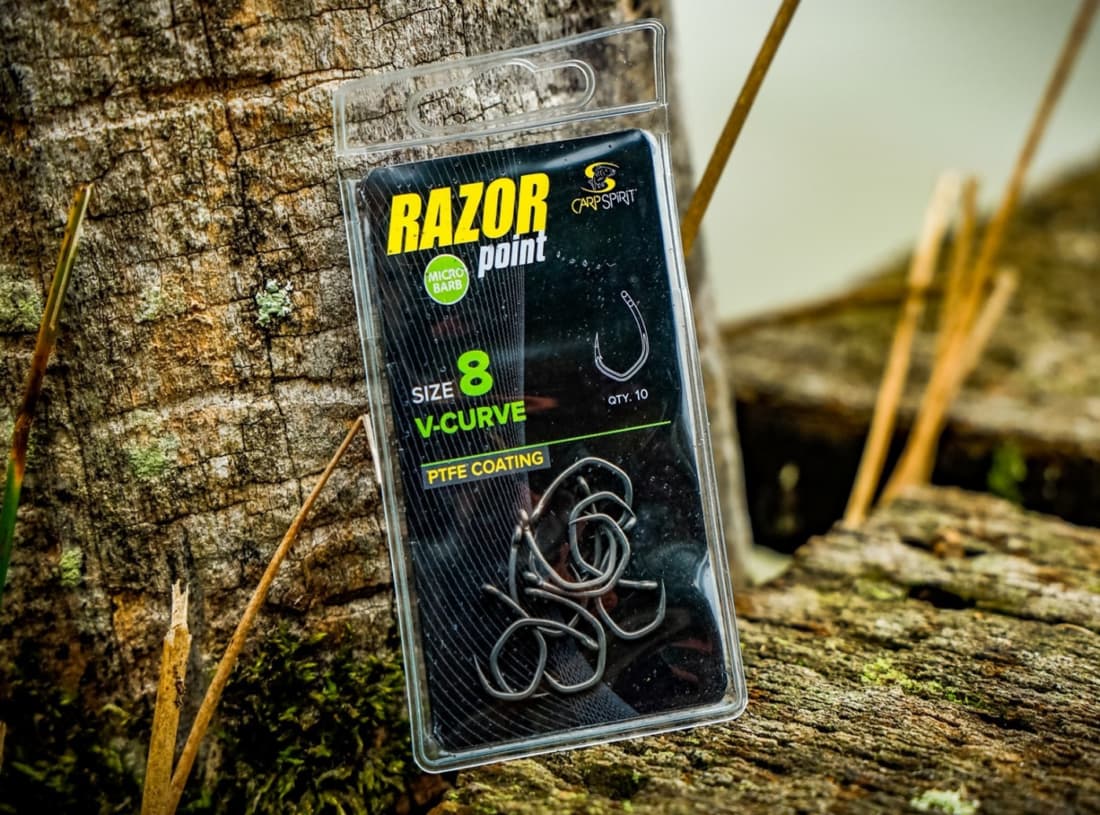 CARLIGE CARP SPIRIT V-CURVE 10buc/plic - Nr. 10