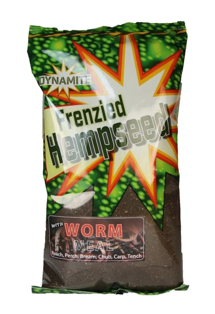 Frenzied Hemp Dark - Worm Groundbait 1kg
