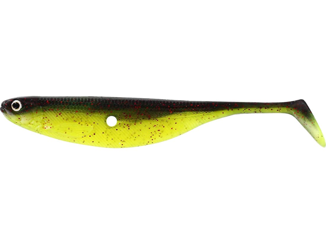 SHAD WESTIN SHADTEEZ HOLLOW 8CM 4G BLACK/CHARTREUSE 3BUC/PLIC